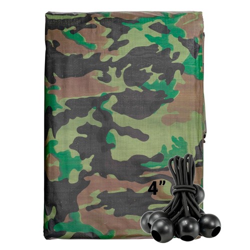 Camouflage tarpaulin with - camouflage, 10