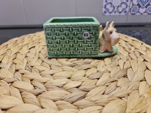 Vintage sylvac dog planter - vintage,