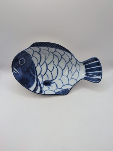 Dansk arabesque blue and white - blue,