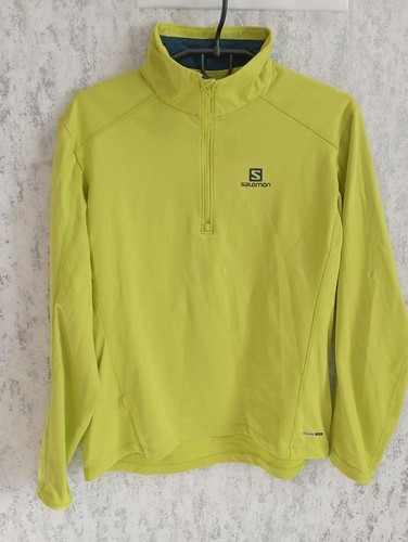 Men salomon sweater green - sweater, m