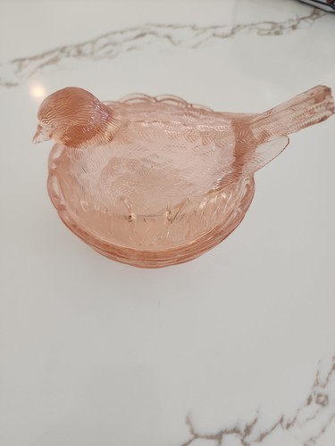 Vintage hsinchu glass pink - vintage, co