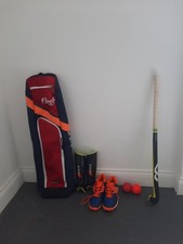 Barely used Grays Field Hockey kit with Hockey stick, balls, shin pads and shoes