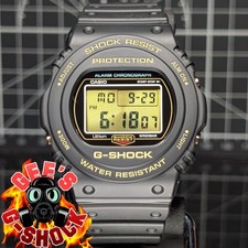 Casio G-Shock DW-5700 Black Gold 35th Anniversary Screwback Sting Limited 2018