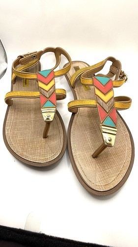 Grendha yellow strappy sandals - yellow,