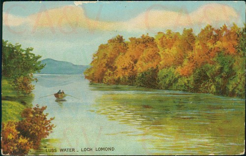 Loch lomond luss water 1909 - lomond,