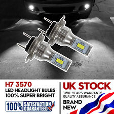 2X For VW Golf MK5 6 7 6000K LED White Headlight H7 Dip Beam Light Gti Tdi UK