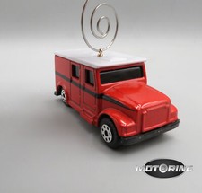 Armored Truck Red Van Car Rare
