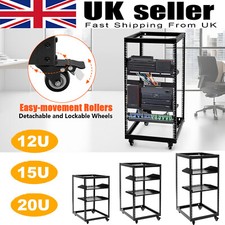 12U/15U/20U 4 Post Open Frame