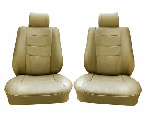 Beige front seat covers - seat, for