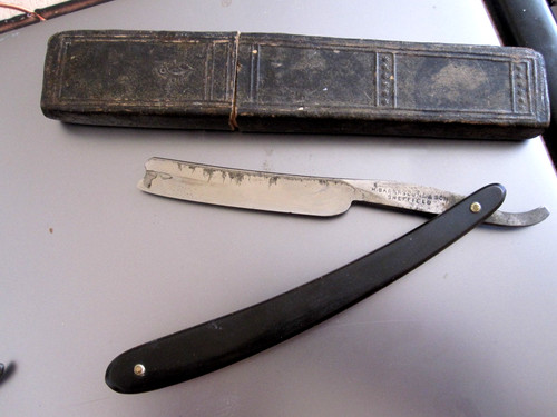 Barkson vintage cut throaat - cut,