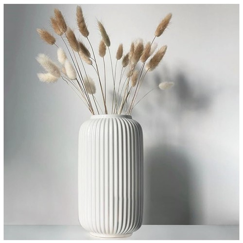 Tall inch white ceramic - 8,