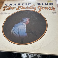 Charlie Rich The Early Years Vinyl LP Album 1974 Sun Label