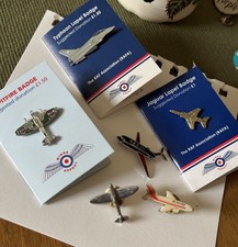 6 X Aeroplane RAF Aircraft Pin