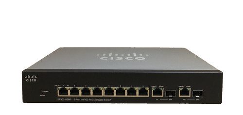 Cisco sf302 08mp with - cisco, psu