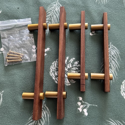 Set brass drawer - of, 4