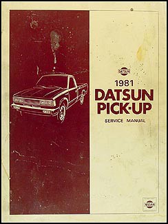 1981 datsun pick service - pick-up,
