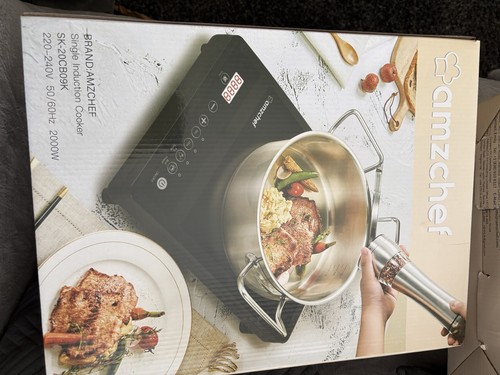 Amzchef single induction hob - single,