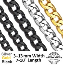 Mens Stainless Steel Cuban