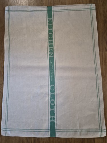 Irish linen tea towel - towel, vintage