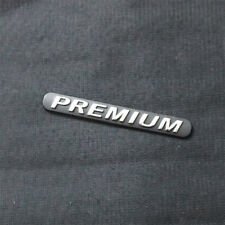 1x Black PREMIUM Plastic Decal Sticker Badge Emblem Tailgate Hatchback 3D Motors