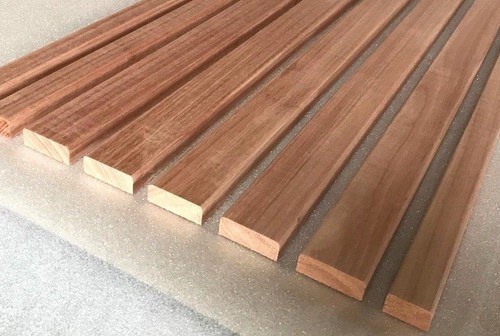 Hardwood chair slats short red - hardwood,