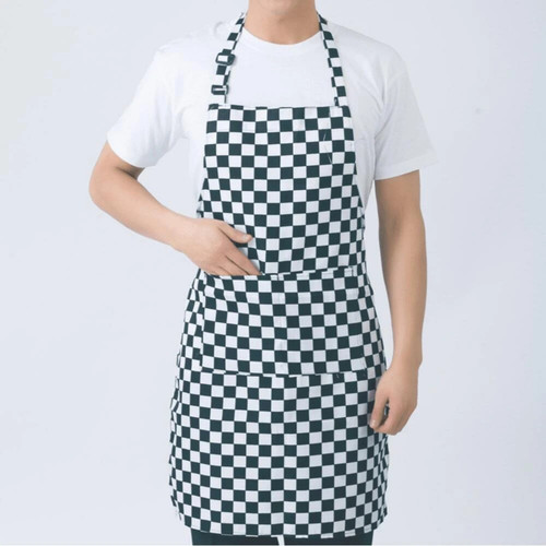 Adjustable bib apron with - apron,