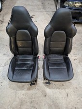 Porsche 911 996 Boxster S 986 sport hardback wingback leather front seats