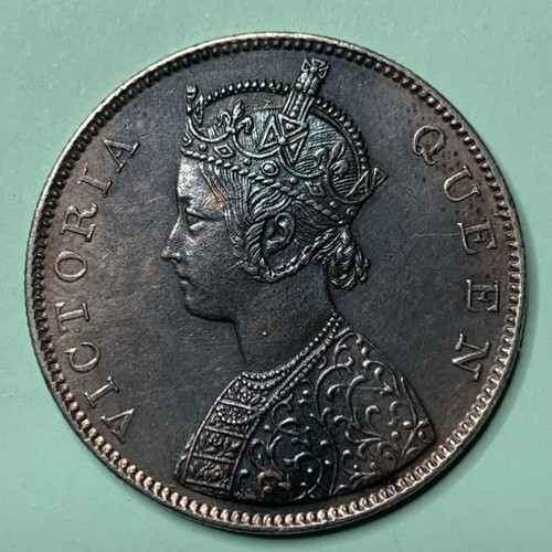 Indian silver coin 1862 - indian,