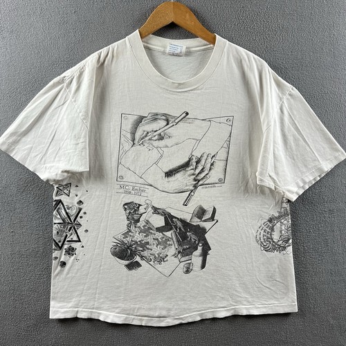 Vintage escher shirt mens - vintage,