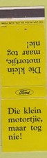 Matchbook Cover - Ford Escort