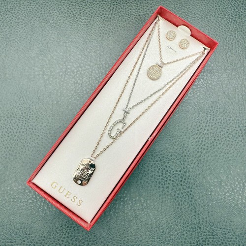 Guess necklace earring set - guess,