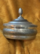 Vintage Silver Tone Norsk Tinn