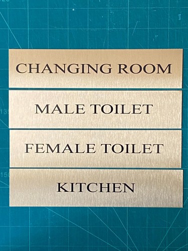 Personalised metal signs room - metal,