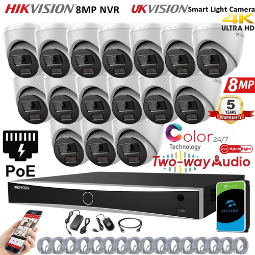 Hikvision 8mp nvr cctv - 8mp,