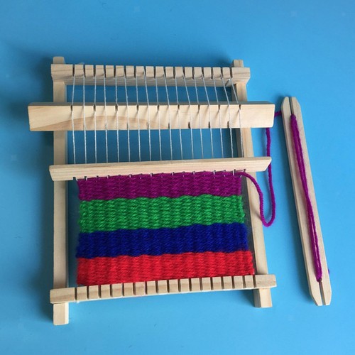 Wooden weaving loom - weaving,