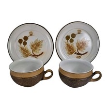 2 x Denby Cotswold Brown