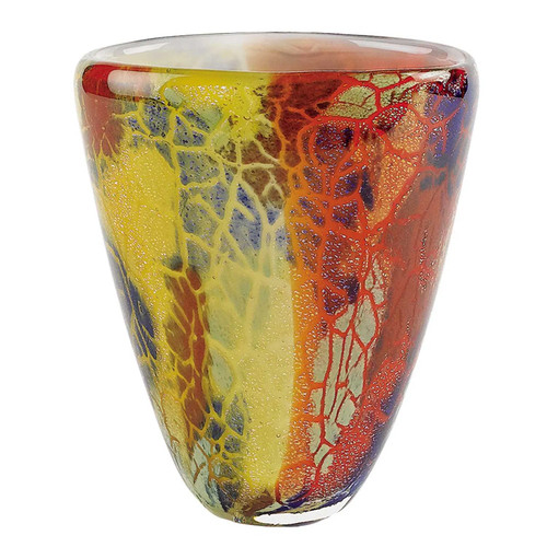 Glass abstract oval - 8",