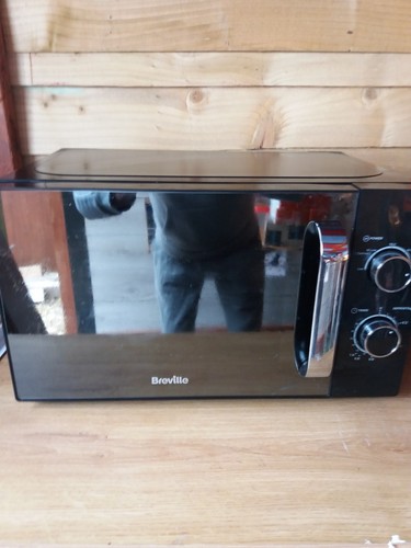 Breville black microwave oven - black,