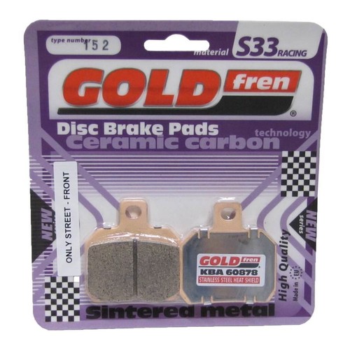 S33 front brake pads - front,