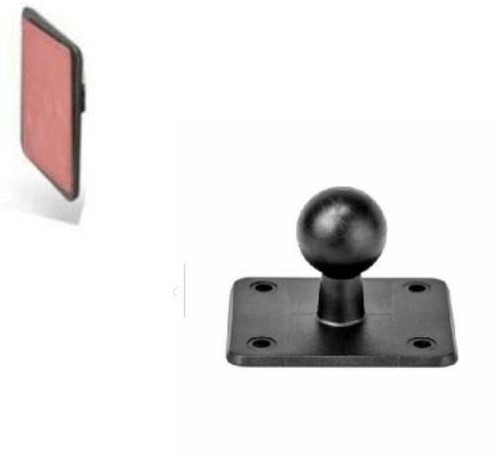 Flat surface mount - 22mm, ball