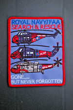 Royal Navy /FAA Search & Rescue  Helicopters - iron on patch - No2338
