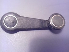 VW Beetle 1968on + Mk1 Golf/Jetta GTi Window Winder Handle Black+Silver Crank x1