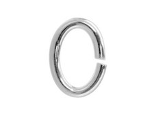 4mm 5mm 6mm 7mm 8mm 9mm 10mm Sterling 925 Silver Strong Open OVAL Jump Rings
