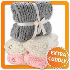 Chunky Knitted Cosy Blanket