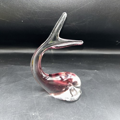 Vtg purple art glass - purple,