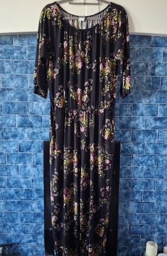 Kim black floral jumpsuit - black,