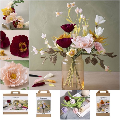 Diy flower paper craft - diy,