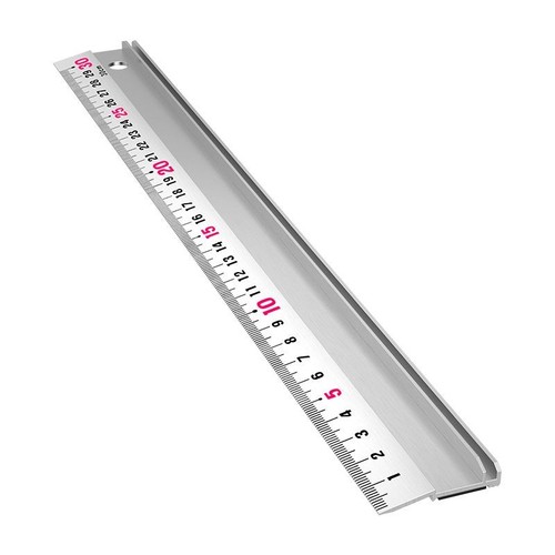 Aluminum safety ruler with - aluminum,