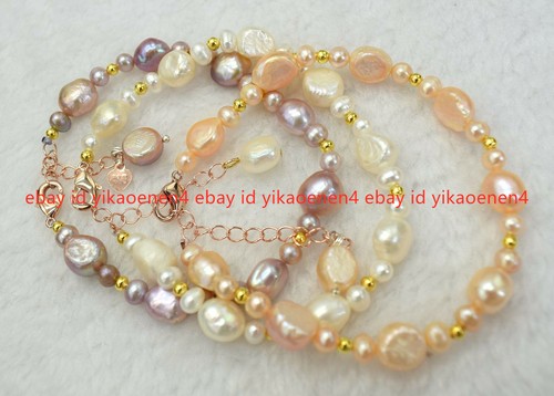 Real natural 10mm white - white, pink