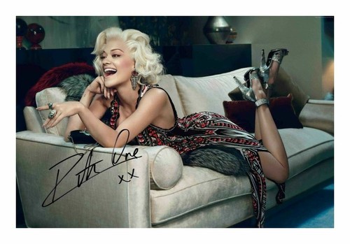 Rita ora autograph - ora,